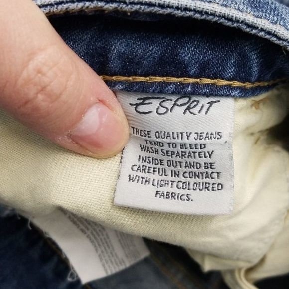 Esprit Jean demin skirt destroyed distressed 26 summer sprint 90s look - Picture 5 of 8